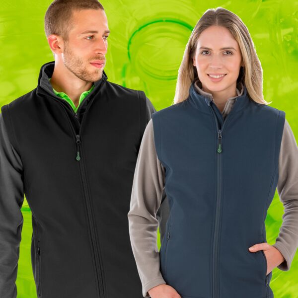 Result Recycled Ladies Printable Soft Shell Bodywarmer Thumbnail