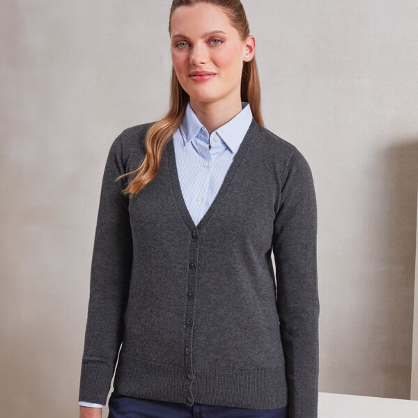 Women's button-through knitted cardigan Thumbnail