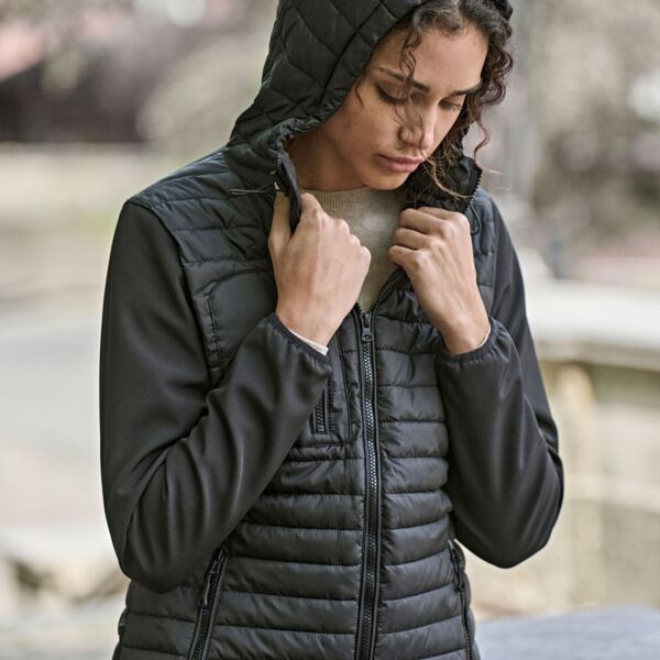 Ladies' Hooded Crossover Jacket Thumbnail