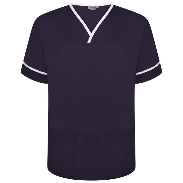 Contrast Trim Smart Scrub Top Thumbnail