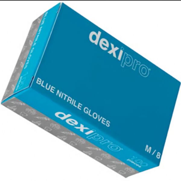 DexiPro Blue Nitrile Glove - Powder Free  Thumbnail