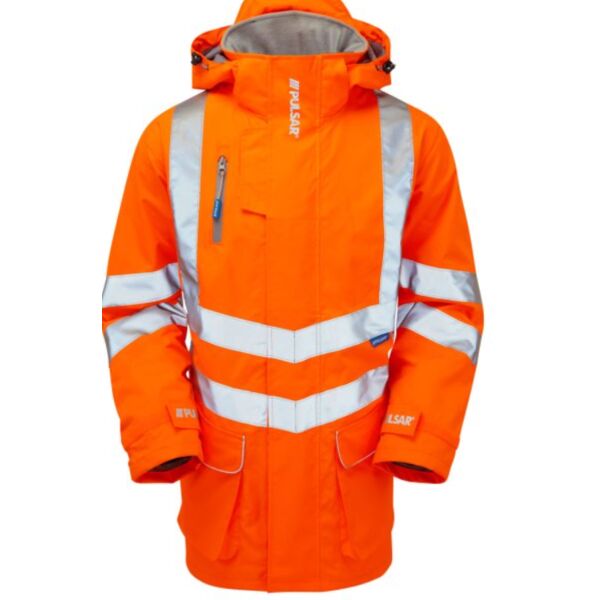 PULSAR® Protect Padded Storm Coat Orange Thumbnail