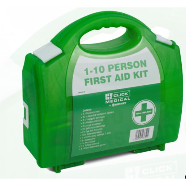 Click Medical 1-10 Person Hsa Irish First Aid Kit Green Thumbnail